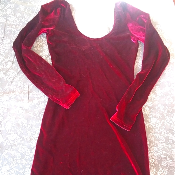 Velvet Sheath Dress - Picture 2 of 2